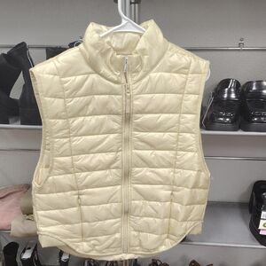 JoyLab Cream Puffer Vest